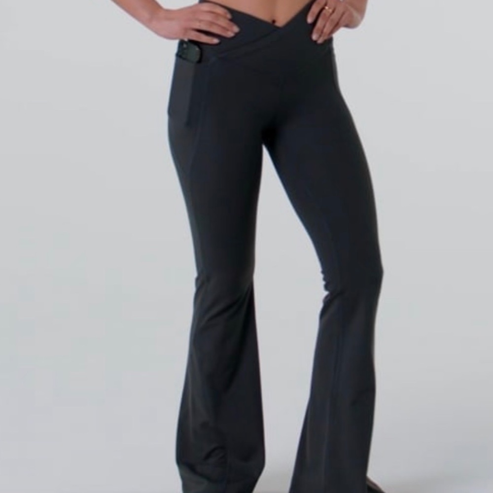 Fabletics Oasis PureLuxe High-Waisted Crossover Flare